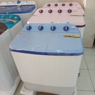 mesin cuci polytron 2 tabung - 9kg