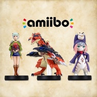 【Nintendo 任天堂】Switch 《魔物獵人物語2》 Amiibo 破滅火龍 月路 艾娜 三支組(獨立包裝)