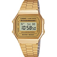 นาฬิกา รุ่น Casio นาฬิกาข้อมือผู้หญิง รุ่น A168WG-9W  - Gold(ประกันศูนย์เซ็นทรัลCMG 1 ปี） จากร้าน MI