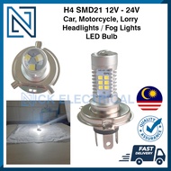 DC 12V - 24V LED SMD21 6000K Headlamp Bulb Headlight Fog Lights For Car Motorcycle Lorry