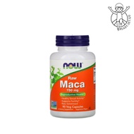 [Now Foods] Maca, Raw, 750 mg, 30/90 Veg Capsules