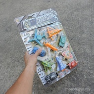 Military Combat Team Pull Back Function Children's Toy Fighter Aircraft Passenger Aircraft Tank Patr