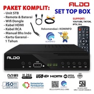 SET TOP BOX ALDO PAKET KOMPLIT STB DIGITAL REKOMENDASI KOMINFO