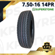 7.50-16 14PR ยี่ห้อ Superstone รุ่น SR911 ยางรถบรรทุกผ้าใบ