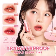 PINKFLASH Transferproof Bubble Glowy Tint Lips liptint Bubble Long-lasting Smooth abd Fresh 5 Shades