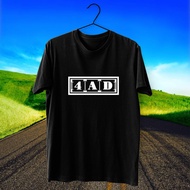 4Ad Record Label Logo Cotton T-Shirt Size