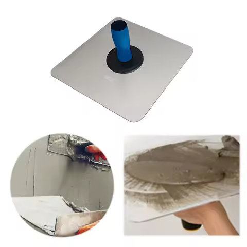 Aluminium Plastering Hawk with Soft Grip Handle Plaster Mortar Board Holder Finishing Plastering Too