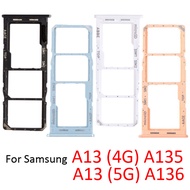 SIM Chip Tray Slot Adapter For Samsung  A13 4G 5G A135 A136 A135F A135M A135U SD Holder Card Tray