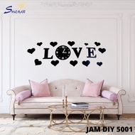 Wall Clock DIY MINI 3D Wall Clock Giant Modern Clock