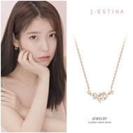 JESTINA J.Blanc Silver925 Necklace Rose Gold Plated Womens Gift Korea IU K-Pop Anniversary