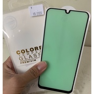 VIVO Y11/Y12/Y15 2020/Y15S/Y17/Y19 Green Light Anti Blue Matte Anti Fingerprint Full Cover Tempered Glass