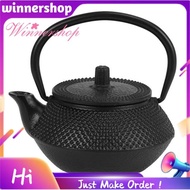 [Winnershop]Iron Tea Pot Cast Iron Pot with Stainless Steel Infuser Cast Japanese Iron Teapot Oolong Tea Puer Tea Tea Kettle 300ML