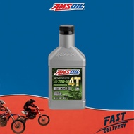 น้ำมันเครื่อง AMSOIL 20W-50 สังเคราะห์ 100% ขนาด 0.946 ลิตร (ของแท้ มีบาร์โค็ด)