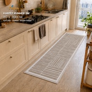 Carpet Runner Length 80x300cm 3 Meters Anti Slip Crystal Velvet Soft Kitchen Hallway MYNA