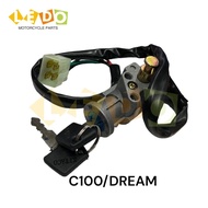 MOTORCYCLE IGNITION SWITCH SINGLE C100/DREAM