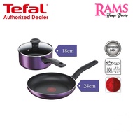 Tefal 3pcs Cooking Source Nonstick 24cm Fry Pan & 18cm Saucepan / Cookware / Kitchenware / Set Kuali