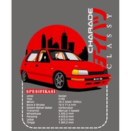 Daihatsu Charade | Car Shirt | Car Design Shirt