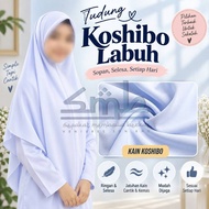 (GL) Tudung Labuh Koshibo / Tudung Bidang 60 / Tudung Labuh 2 Lapis Koshibo Sekolah Agama Lembut Sel
