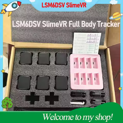 SlimeVR Full Body Tracker LSM6DSV, 800mAh Battery, No Base Station Needed, VR Motion Capture Device