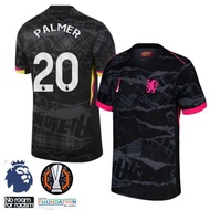 Jersey Bola Chelsea Jersey 24 25 Player Issue Kids Third Kit Away Palmer Football Jersey Custom Name