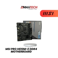MSI PRO H610M-E DDR4 MOTHERBOARD