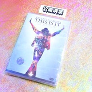 「Michael Jackson THIS IS IT 麥可傑克森 DVD 二手 CD @公雞漢堡」