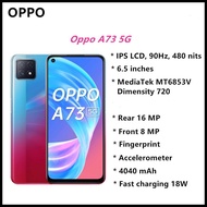 Oppo A73 5G (8GB RAM + 256GB ROM) 6.5 inch 48MP - 1 Year Warranty Original SmartPhones Free Full SET