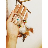 Dreamcatcher handmade giftPieces for keychains, handbag accessories, bedroom and car decoration acce