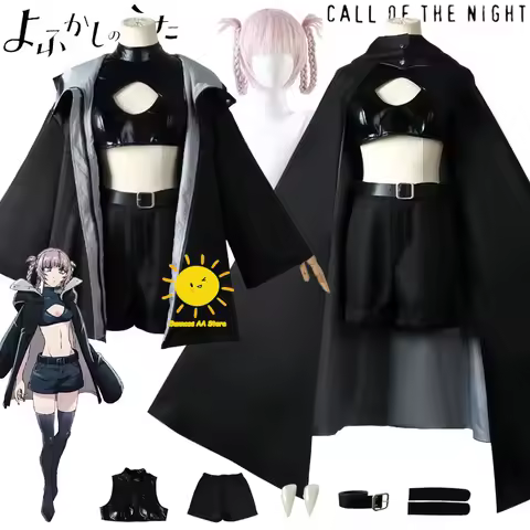 Anime Nanakusa Nazuna Cosplay Costumes Call of The Night Cosplay Cloak Jacket Nazuna Nanakusa Suits 