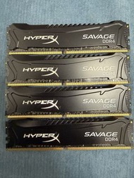 Kingston HyperX Savage DDR4  (4x16GB) RAM total 64 GB