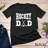 T-shirt lucu untuk ayah pemain hoki. Hadiah untuk ayah pemain hoki. T-shirt uniseks.