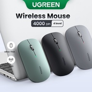 UGREEN Wireless Silent Mouse 4000 DPI For Computer Laptop PC Mice Souris San Fil 3cm Thin Slim Quiet
