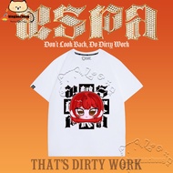 Kpop Aespa Dirty Work Tshirt cute GISELLE Print Tshirt for Fans Unisex Tshirt Fashion Printing T-shi