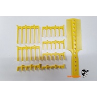 Guide Comb Thinning With 7 Teeth Yellow