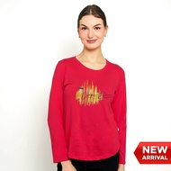 Cressida Ladies Maroon T-Shirt - YLBDL.JB120R T Shirt Cotton Women
