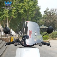 กล้ามเนื้อรถหมาป่าเหมาะสําหรับ Honda S07 กระจกหน้ารถการปรับเปลี่ยนกระจกรถยนต์ไฟฟ้าด้านหน้า Blocking