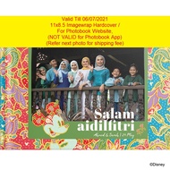 Photobook Malaysia 11” x 8.5” Medium Landscape Imagewrap Hardcover, 40 pages (FOR COMPUTER USE ONLY)