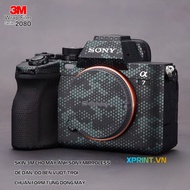 Sony camera sticker, Skin 3M for sony cameras A73, A74, A7R5, Sony A1, Sony 24-70 GM, 70-200 GM....