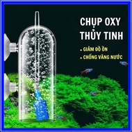 OXY Anti-Splashing Oxygen Glass Cover, Anti-Splashing Oxygen Effervescent Cup for Aquariums and Aqua