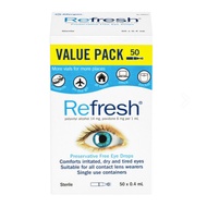 AustraliaRefreshArtificial Tears Eye Drops Eye Drops Relieve Dry Eye Fatigue Eye Care Solution No Preservative50Support