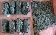 Woodland Camouflage Camo Net - jaring bahan nylon- buat sanggungan