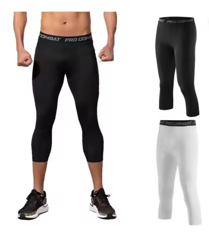 2026 Men's Workout Shorts Running Tights Gym Leggings Tights for Men Yoga Pants Compression Exercise