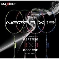 MaxBolt Nezer 19 30lbs Badminton Racket 100% Original