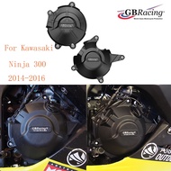 Ninja 300 Motorcycle Engine Case Guard Protector Cover GB Racing For Kawasaki Z300 & EX300 Ninja 300