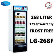 SNOW CHILLER  BOTTLE COOLER LG-268F .. (268 LITER)