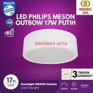 CAHAYA Philips Downlight Meson Round Outbow 59472 D170 17W White Light
