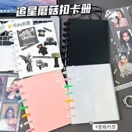 陈奕恒蘑菇扣简约卡册TF四代小卡收纳册3寸拍立得四宫格相册Eason Chen mushroom-button minimalist card case for TF Generation 4 sma