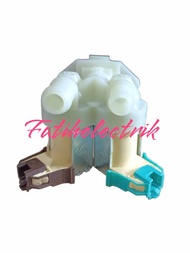 SELENOID VALVE - WATER INLET MESIN CUCI ELECTROLUX SOKET MIRING