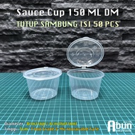 Sauce Cup DM 150ml Tutup Sambung (5oz) Pack 50pcs