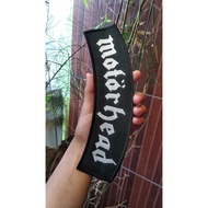 Motorcycle Head Embroidered Patch Emblem Long Size Uk 23x6